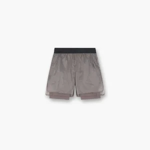 247 Contour 2-In-1 Run Shorts - Pebble